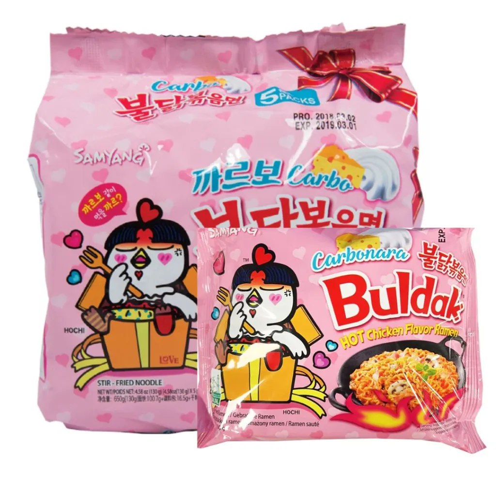 Buldak Ramen Carbonara 130grams Pack of 5